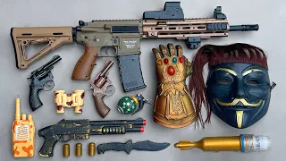 Special Hacker Scar Assault Rifle - V for Vendetta Mask, Spas12 Shot Gun, Infinity Gauntlet, Missile
