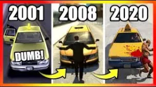 Evolution of TAXI LOGIC in GTA Games (2001-2021)|| COBRA