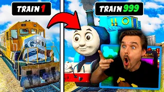 Upgrading TRAIN to Thomas the Tank Engine in GTA 5! (OMG!)