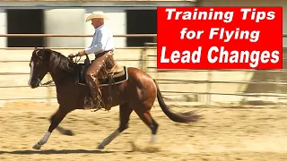 Horse Training Tips for Flying Lead Changes - Reining Horse Training for Flying Lead Changes