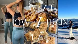 What I Eat & How I train | Workout, #fdoe, Protein Snack & Ski-Ausflug 🎿❄️