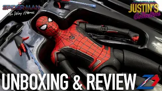 Spider-Man No Way Home Upgraded Suit ZD Toys 1/10 Scale Figure Unboxing & Review