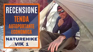 NatureHike Vik 1: recensione di una tenda autoportante, ultraleggera ed economica!