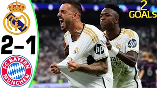 Real Madrid vs Bayern Munich 2-1 - All Goals and Highlights - 2024 🔥 JOSELU