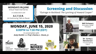 Screening/Discussion: "Outrage in Rockland: The Lynching of Howard Cooper"