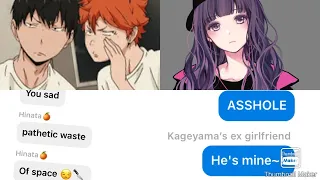 Hinata & Kageyama's ex-girlfriend have a rap battle (Read Description)