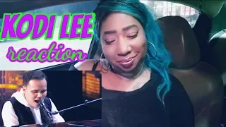 Kodi Lee Reaction - A Song For You [America's Got Talent] - heavily cut