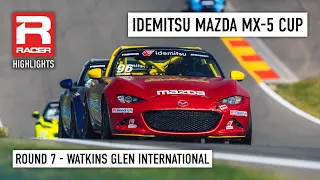 Mazda MX-5 Cup 2023 | Round 7 - Watkins Glen | Race Highlights