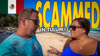 AVOID THIS TAXI SCAM in Mexico! First Impressions Of Tulum 🇲🇽