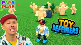 Крепкая ОБОРОНА в Toy Defense