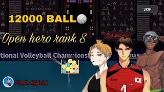 12000 Ball 🏐 open hero rank S //The spike volleyball