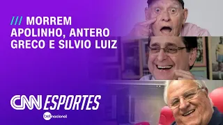 Morrem Apolinho, Antero Greco e Silvio Luiz | CNN PRIME TIME