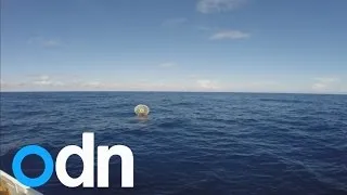 Man trying to 'run' across ocean to Bermuda in inflatable bubble has to be rescued