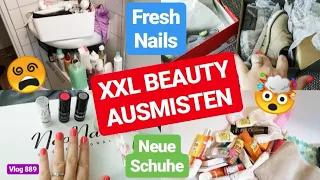 XXL Badezimmer Beauty Artikel ausmisten! l Neue UV Nägel l Kinderschuhe l Vlog 889