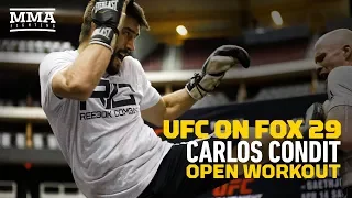 UFC on FOX 29: Carlos Condit Open Workout Highlights - MMA Fighting