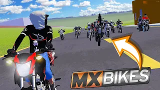 MX BIKES - FIZ O MAIOR COMBOIO DE MOTO NA RUA DO GRAU DO NO MX BIKES🔥