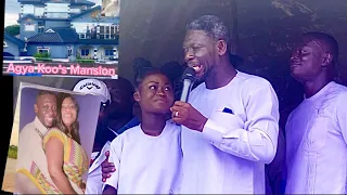 I started building my mansion in the year 2007,Agya Koo speaks & shows his 2nd born on stage