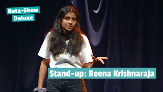 Stand-up: Reena Krishnaraja über Fame, komische Anfragen und das Skifahren | Beta-Show Deluxe #7