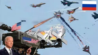 JUST HAPPENED! American Anti-Air Missiles Destroy Dozens of Russian Fighter Jets