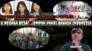 LUAR BIASA.! ENAM (6) Negara BESAR ini Pelajari BAHASA INDONESIA hingga budayanya #reaction