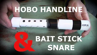 Make a hobo fishing kit and bait stick snare, all in one!