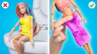 Extreme Doll Makeover! || Barbie Comes to Life,  DIY Clothes & Shoes by Zoom Go!