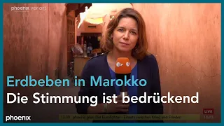 Anne Arend aus Marrakesch zu den Auswirkungen des Erdbebens in Marokko am 11.09.23