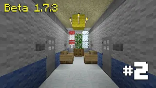 Minecraft Beta 1.7.3 - Building a Hospital! | Classic Hospital Hallway