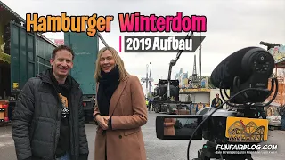 Hamburger Winterdom 2019 Aufbau | Funfairblog #198 [HD]