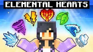 Aphmau has ELEMENTAL Hearts in Minecraft! - Parody Story(Ein,Aaron and KC GIRL)