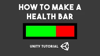 HOW TO MAKE A SIMPLE HEALTH BAR IN UNITY! Unity 2D Tutorial