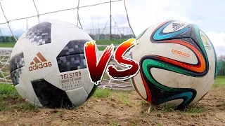 TELSTAR 18 VS BRAZUCA TEST | 2018 WORLD CUP BALL VS 2014 WORLD CUP BALL