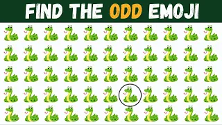 FIND THE ODD EMOJI OUT to Win this Odd Emoji Quiz! | Odd One Out Puzzle | Find The Odd Emoji Quizzes
