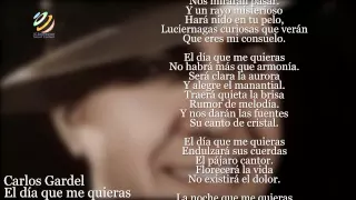 Carlos Gardel - El día que me quieras (Letra-Lyrics) [HQ]