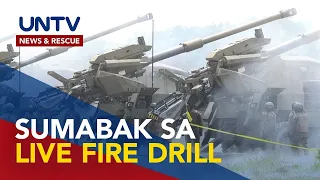 PH Army, sumabak sa live fire exercises sa Tarlac; 4 self-propelled howitzers, pinaputok