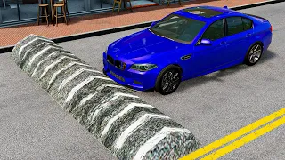 Cars vs Giant Speed Bumps | BeamNG.Drive
