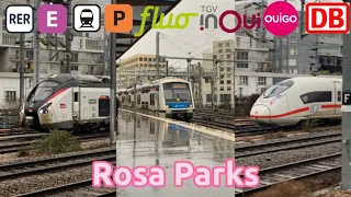 Trains at Rosa Parks