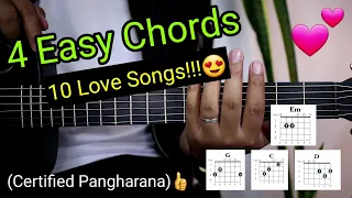 4 EASY CHORDS, 10 LOVE SONGS!!!😍