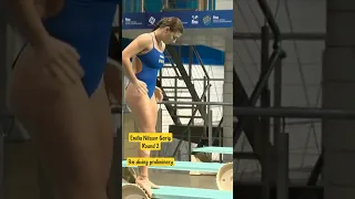 Emilia Nilsson Garip - round 2 preliminary #diving #beauty #athlete