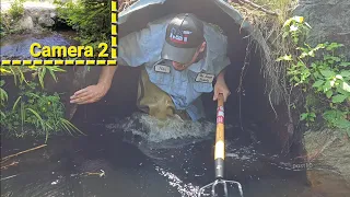 Unclogging 3 Culvert Pipes. Very Wet Year Means Active Beaver Season