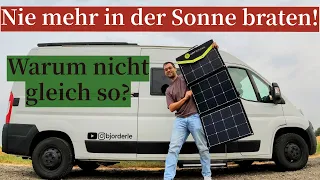 Solartasche in 12V Stromkreis einbinden - Photovoltaik viel EINFACHER als gedacht #vanausbau