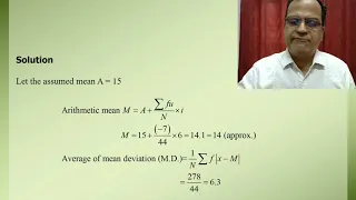 MSc Chemistry Sem-I Paper-V Unit-V Lect-02 Statistics (Dr  Kishor Arora)