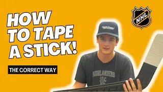 How To Tape A Hockey Goalie Stick | The Best Way To Tape Your Stick!