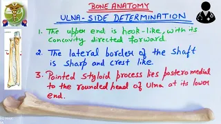 Ulna bone side determination l PART-1 l Easy explanation