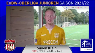 EnBW-Oberliga - FV Lörrach Brombach - 21/22 - Simon Klein