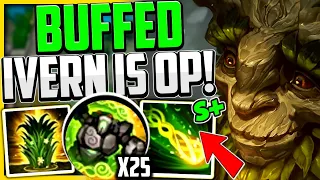 RIOT BUFFED IVERN INTO INTO S++ TIER! (PICK HIM BEFORE IT'S NERFED!) - League of Legends