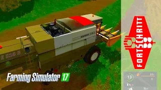 Farming Simulator 2017. мод зерноуборочный комбайн Комбайн FORTSCHRITT E 516 B.