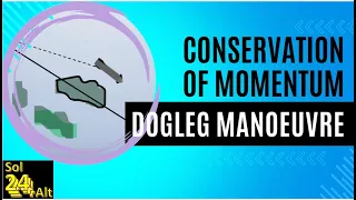 Conservation of Momentum in 2D and the space flight Dogleg maneuver