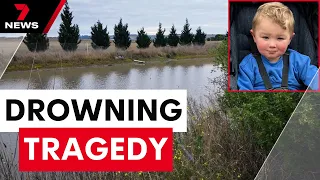Heartache as toddler drowns after wandering away from home with his dog | 7 News Australia