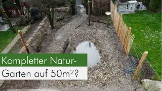 Naturgarten im Kleinformat: 50m² voller Vielfalt und Leben!